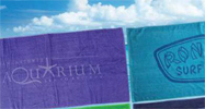 30x60 1 Color Print - SILKSCREEN YOUR DESIGN OR LOGO 100% Cotton, 30x60 Terry Velour beach towels. 11.0 Lbs/ Dz.