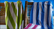 EMBROIDERED 100 % Cotton 30x60  Cabana Stripe beach towel 11 lbs per doz, 100% Cotton.