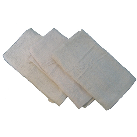 Black Friday Special ! 60pcs Bar Mops. 16x19 Bar Mops in Bags - 60 pcs per bag.  9 LBS 100 % cotton.imported plain White.