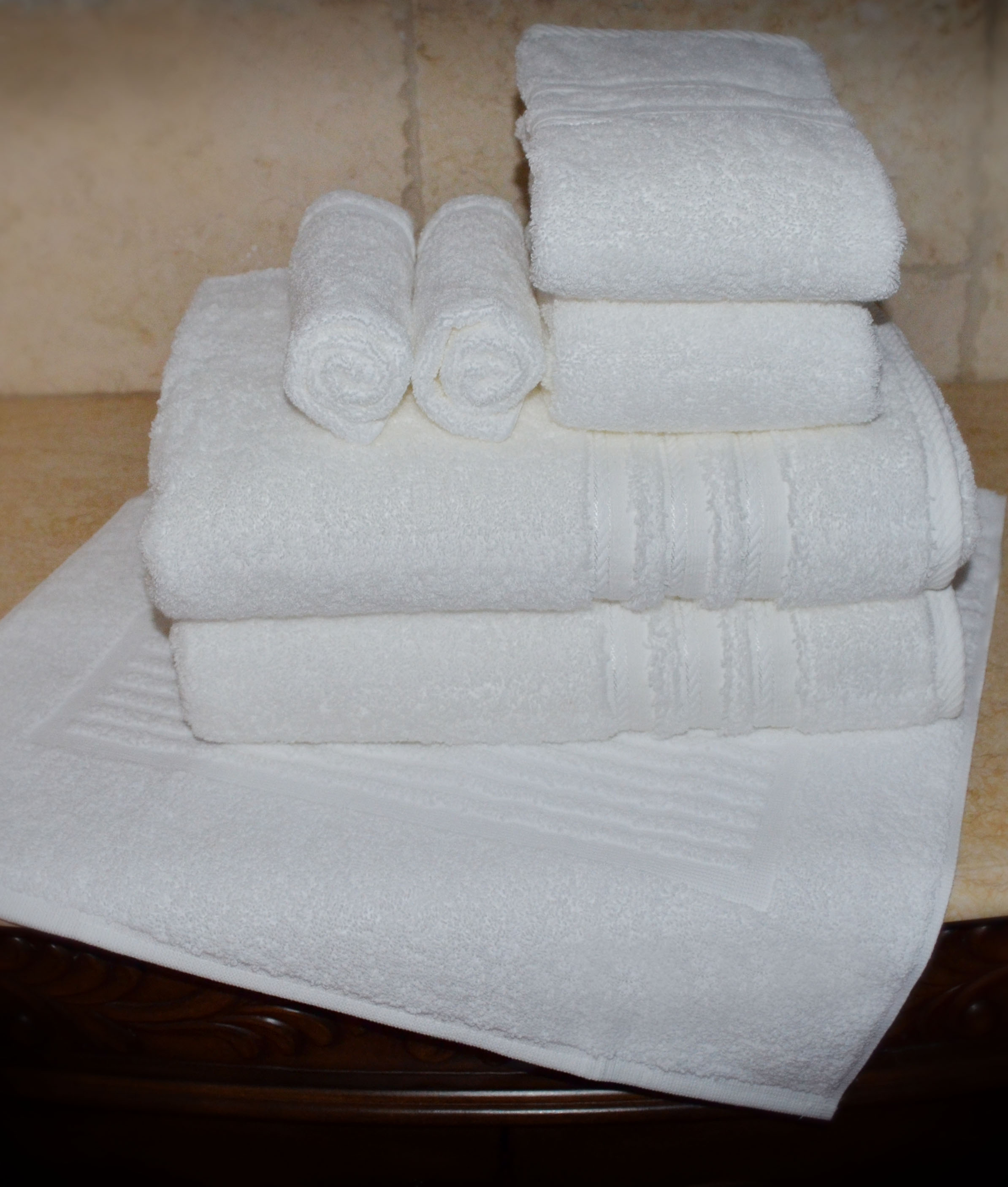 7 PCS Luxurious 100 Egyptian Cotton Bath Towel Sets