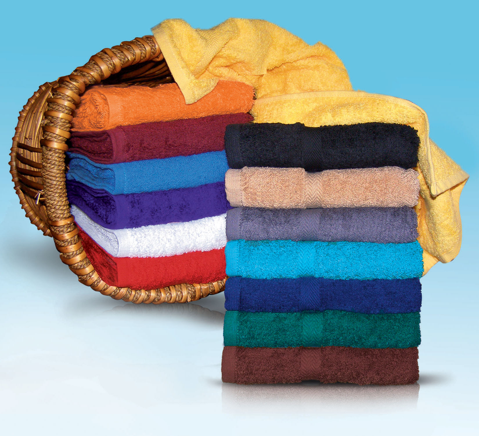 EMBROIDERED 16x30 Hand Towels by Royal Comfort. 4. Lbs per/ dz. weight.