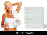 Embroidered Crown Jewel Gym Towels