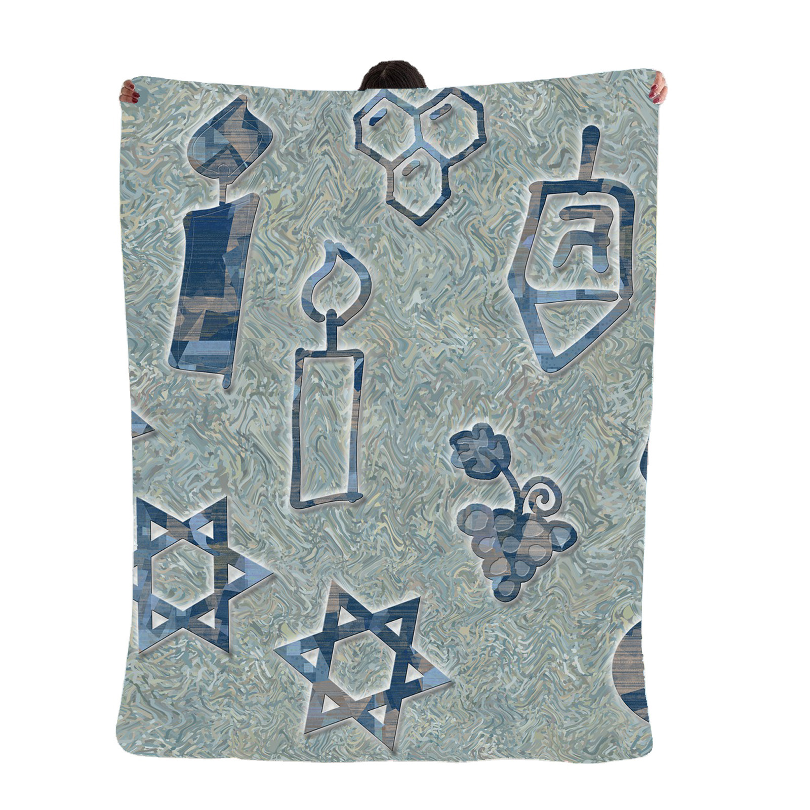 🔯🕎 Happy Hanukkah ! - 30x60 beach towel  , 50x60 Blanket .. FREE SHIPPING