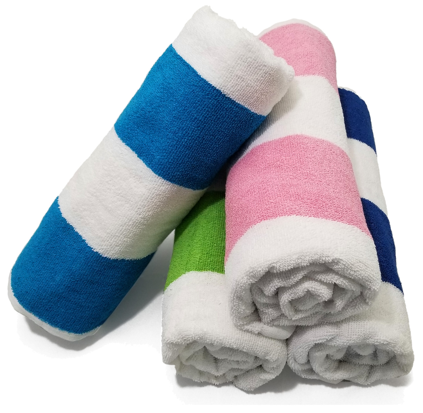 30x60 Lightweight Economy Cabana Beach Towels. (Assorted Colors)