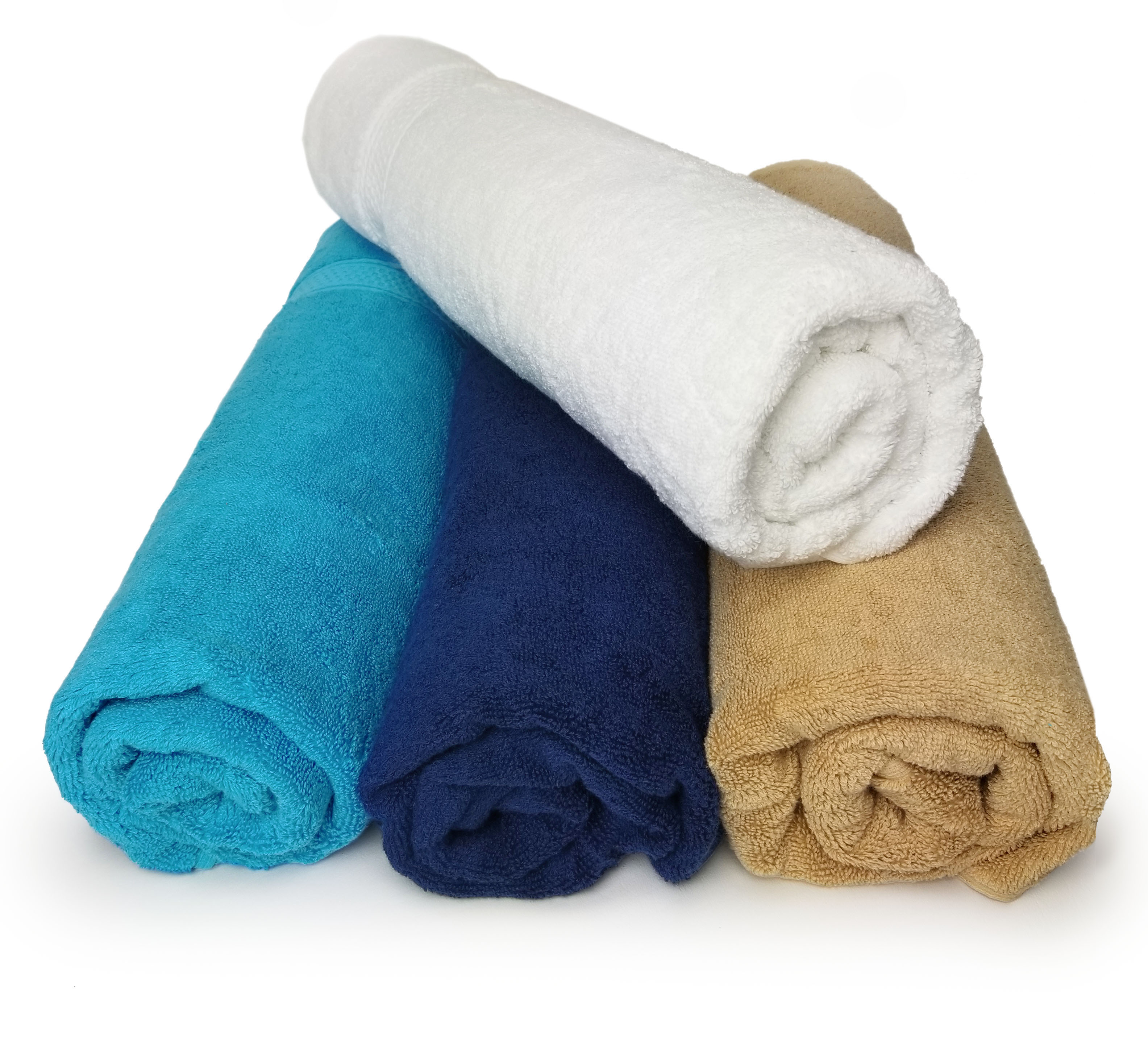 SHIPPING INCLUDED  24x48 Bath Towels by Royal Comfort 10.8 Lbs/Dz  Woven   RING SPUN COTTON 